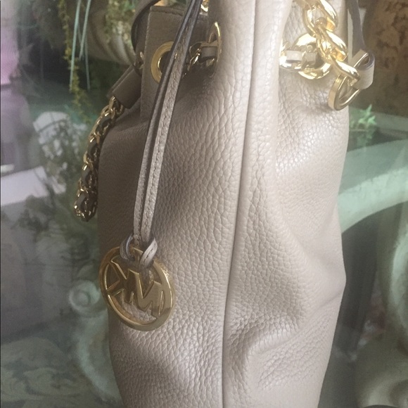 Michael Kors taupe tote - like new! - Picture 2 of 4